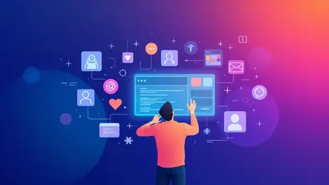 Person interacting dynamic digital interface personalization real time engagement