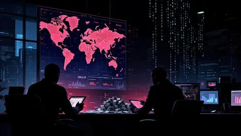 Dark banking office ai driven global financial crime laundering