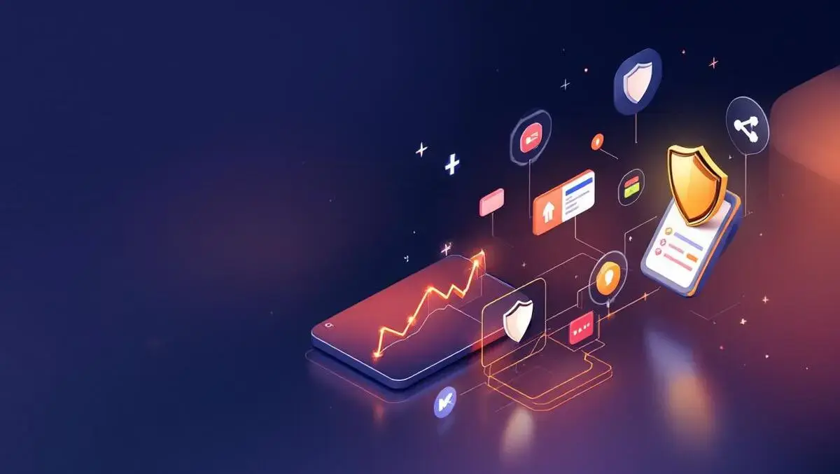 Ai commerce growth fraud protection dashboard shields sea map